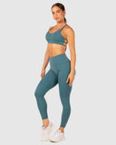 Flow Ladies Leggings- Jade Blue SS25