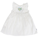 Cotton Lawn Frill Dress White SS25