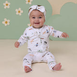 Dog Park Organic Snugglesuit Convertible Romper AW26