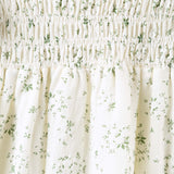 Lily Puff Sleeve Romper - Ecru Floral SS25