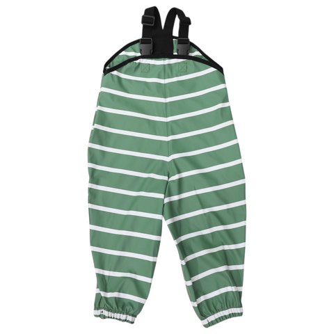 Stripe Colour Change Waterproof  Overall Green AW25