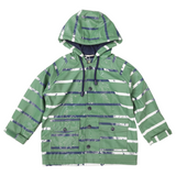 Colour Change Stripe Raincoat Green AW25