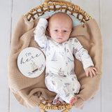 Set Sail Organic Snugglesuit Convertible Romper AW26
