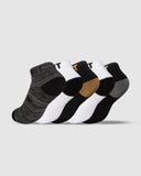 UNIT Vital Youth Bamboo Lo-Lux Socks - 5 Pack Multi