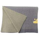 Classic Tip Truck Knit Blanket Charcoal 100cm x 80cm AW24