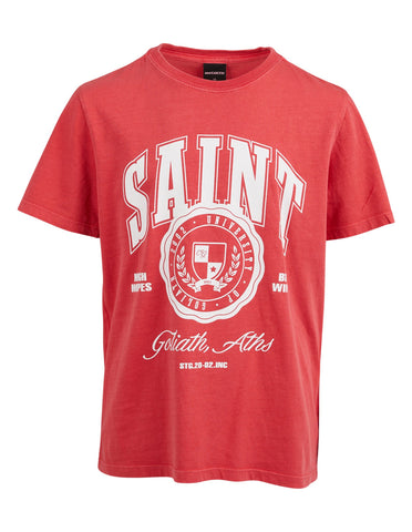 Princeton Tee- Red SS24