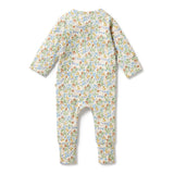 Tinker Floral Organic Zipsuit with feet AW24
