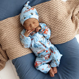 To The Rescue Organic Snugglesuit Convertible Romper AW26