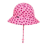 Girls Ponytail Bucket Sun Hat- Ladybug SS25