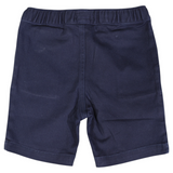 Navy Stretch Twill Short SS25