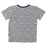 Trucks and Diggers Print Tee Navy SS24