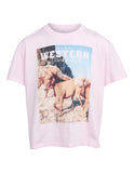 Western Tee Pink SS25