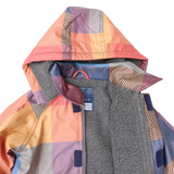 Sherpa Lined Check Raincoat Red AW25