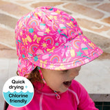 Girls Swim Legionnaire Flap Beach Hat- Summertime SS25