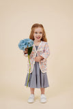Cornflower Rib Scoop Back Dress AW25
