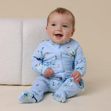 Blue Ocean Organic Snugglesuit Convertible Romper AW26