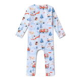 To The Rescue Organic Snugglesuit Convertible Romper AW26