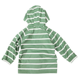 Colour Change Stripe Raincoat Green AW25