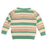 Striped Sweater Green AW25