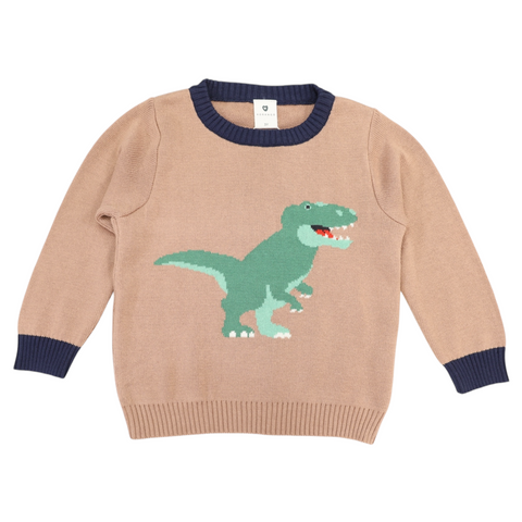 T-REX Sweater Green AW25