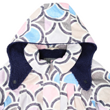 Arch Print Lined Raincoat Blue AW25