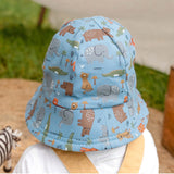 Boys Toddler Bucket Sun Hat- Safari SS25