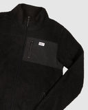 District Youth Half Pile Fleece Jacket- Black AW25