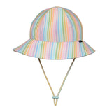 Girls Ponytail Swim Bucket Hat- Rainbow SS25