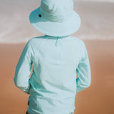 Kids Rash Vest UPF50+ Aqua