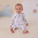 Set Sail Organic Snugglesuit Convertible Romper AW26