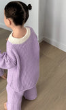 Chunky Knit Jumper- Lilac AW26