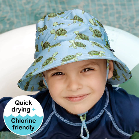 Boys Classic Swim Bucket Beach Hat- Sheldon SS25