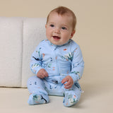 Blue Ocean Organic Snugglesuit Convertible Romper AW26