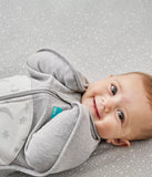 Swaddle Up Stage 1 Extra Warm 3.5Tog- Moonlight White