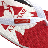 AFL - Sydney Swans Regular Thongs + Additional Straps