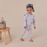 Sweet Swallows Organic Snugglesuit Convertible Romper with Frill AW26