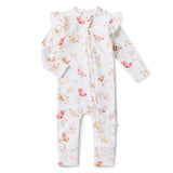 Butterfly Organic Snugglesuit Convertible Romper with Frill AW26