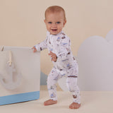 Set Sail Organic Snugglesuit Convertible Romper AW26