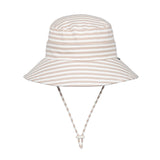 Kids Classic Bucket Sun Hat- Natural Stripe SS25