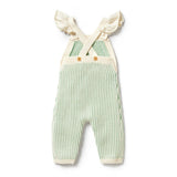 Mint Green Knitted Ruffle Overall AW24