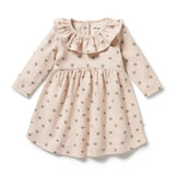 Emily Floral Organic Ruffle Dress AW24