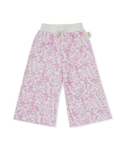 Lavender Fleece Wide Leg Cullottes AW25