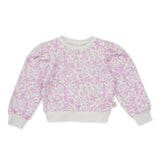 Lavender Fleece Puff Sweater AW25