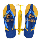 AFL - West Coast Eagles Regular Thongs + Additional Straps