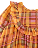 Rainbow Tartan Woven Dress AW26