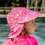 Girls Swim Legionnaire Flap Beach Hat- Summertime SS25