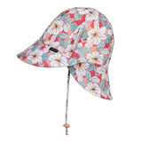 Girls Swim Legionnaire Flap Beach Hat- Hibiscus SS25