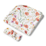 Meadow Organic Jersey Wrap & Topknot Set