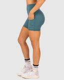 Flow Ladies Shorts- Jade Blue SS25