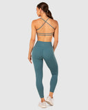 Flow Ladies Leggings- Jade Blue SS25